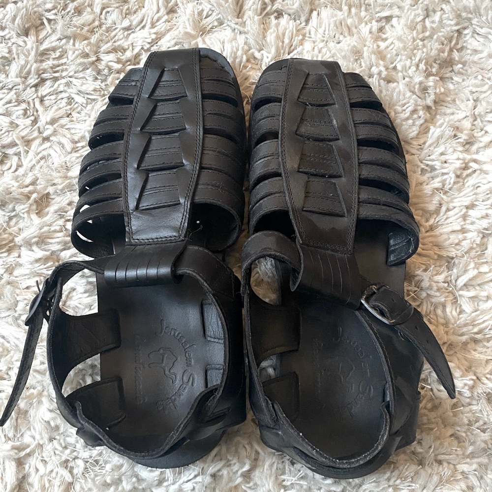 Low Closed Toed Gladiator Sandal
